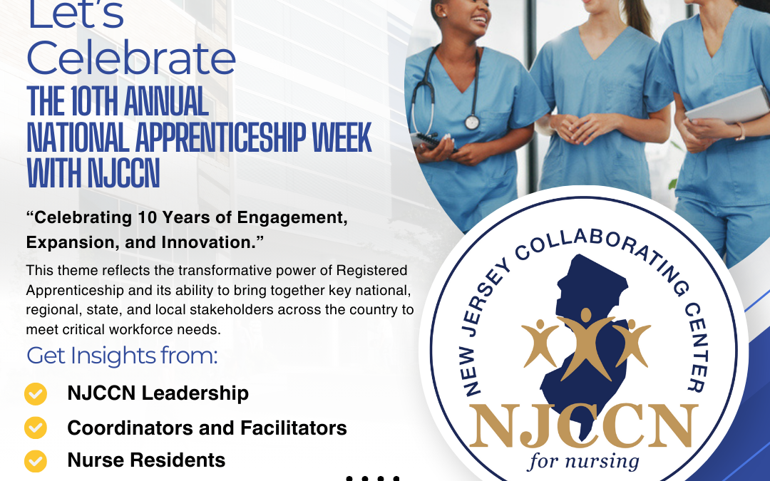 Virtual Event: Register Now! Celebrate NJ Nurse Residents during  National Apprenticeship Week