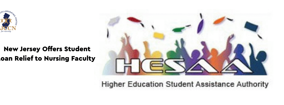 New Jersey Offers Student Loan Relief to Nursing Faculty